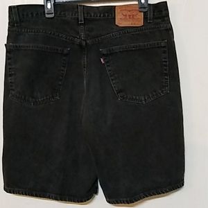 Levi's 550 Vintage Y2K Black Denim Shorts